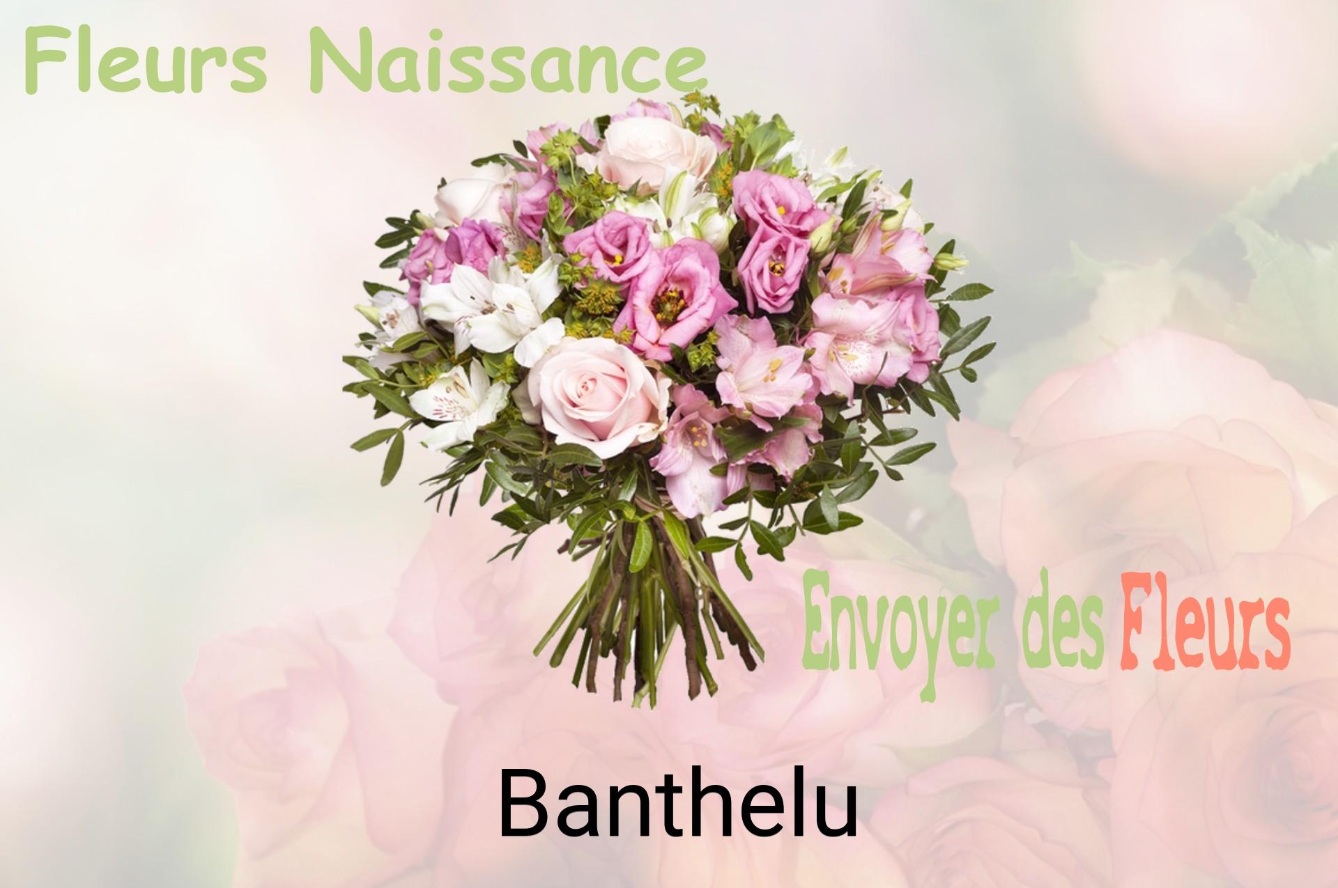 Bouquet de fleurs de naissance livré à Banthelu